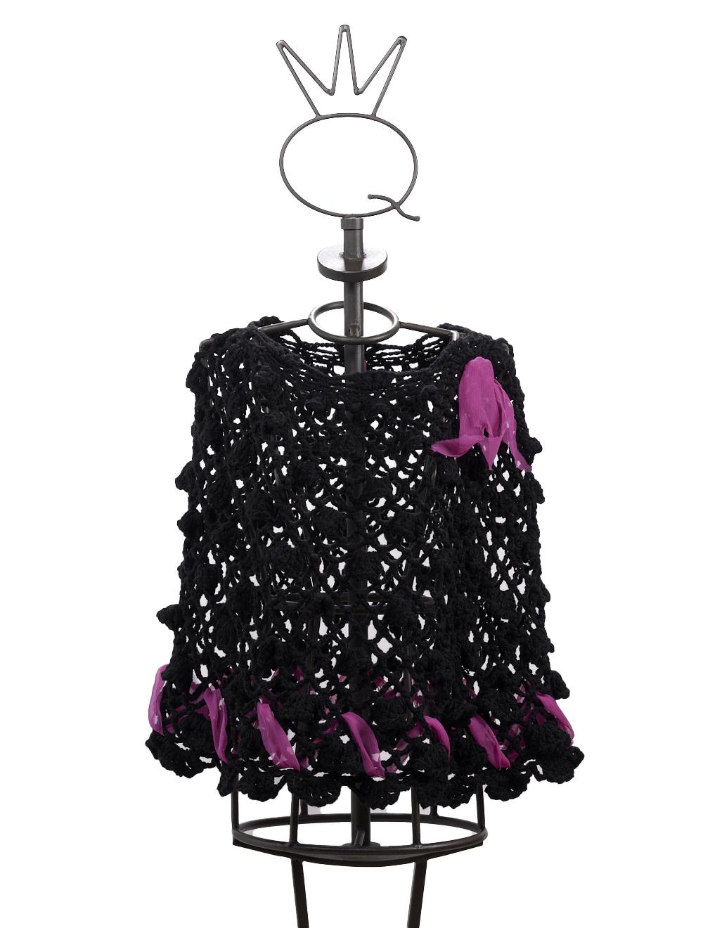 Save The Queen Poncho color nero Economico