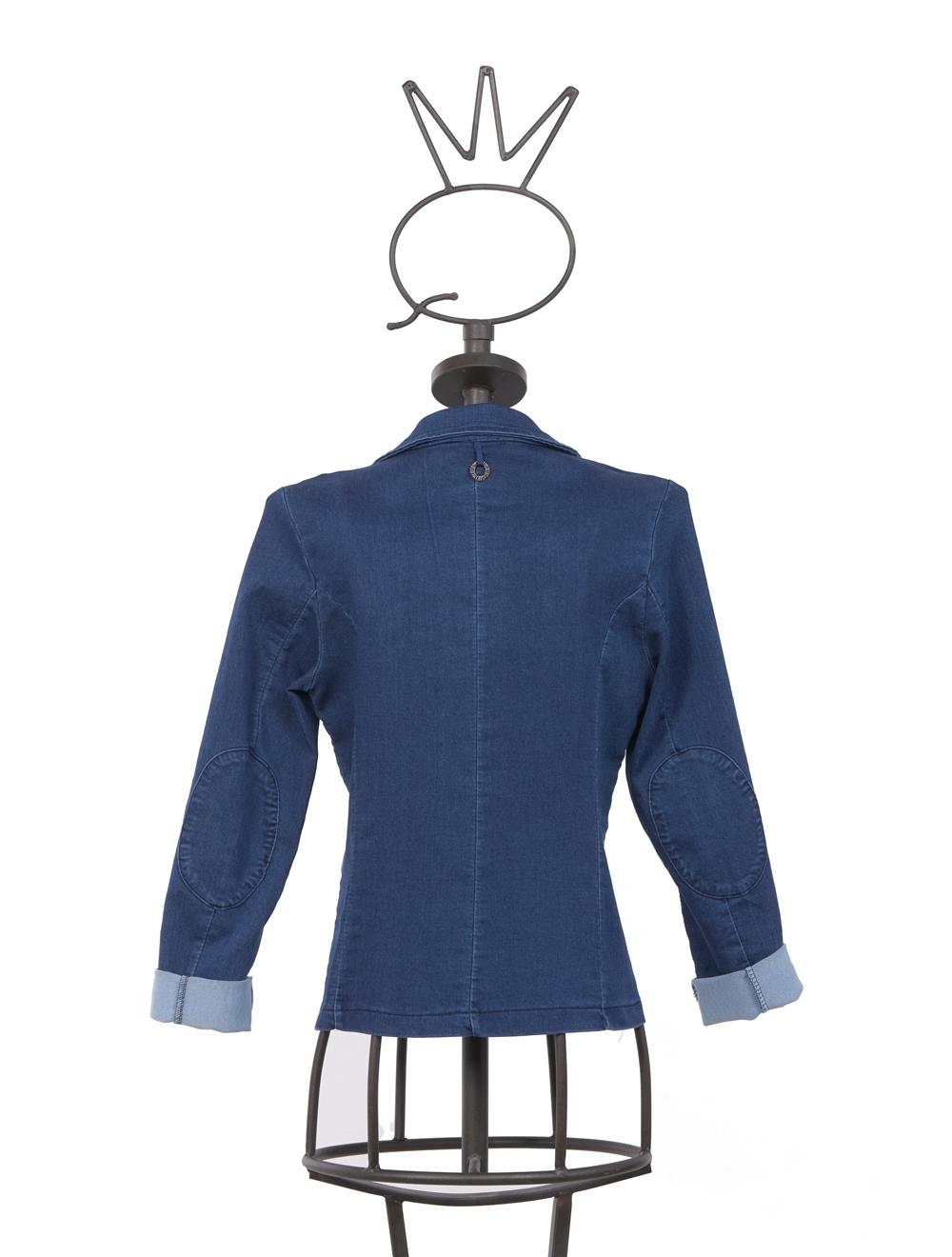 Save The Queen Giacca di jeans con applicazioni Nuovo