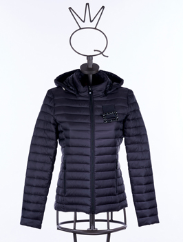Save The Queen Piumino leggero color nero Novità