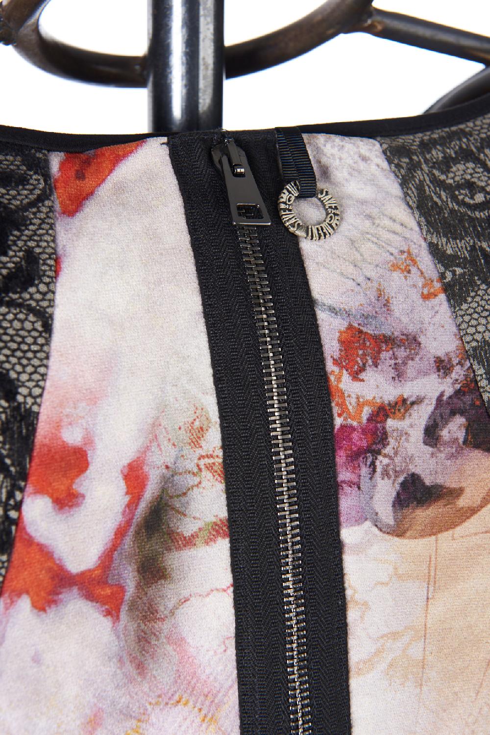 Save The Queen vestito corto a tubino a fantasia Saldi
