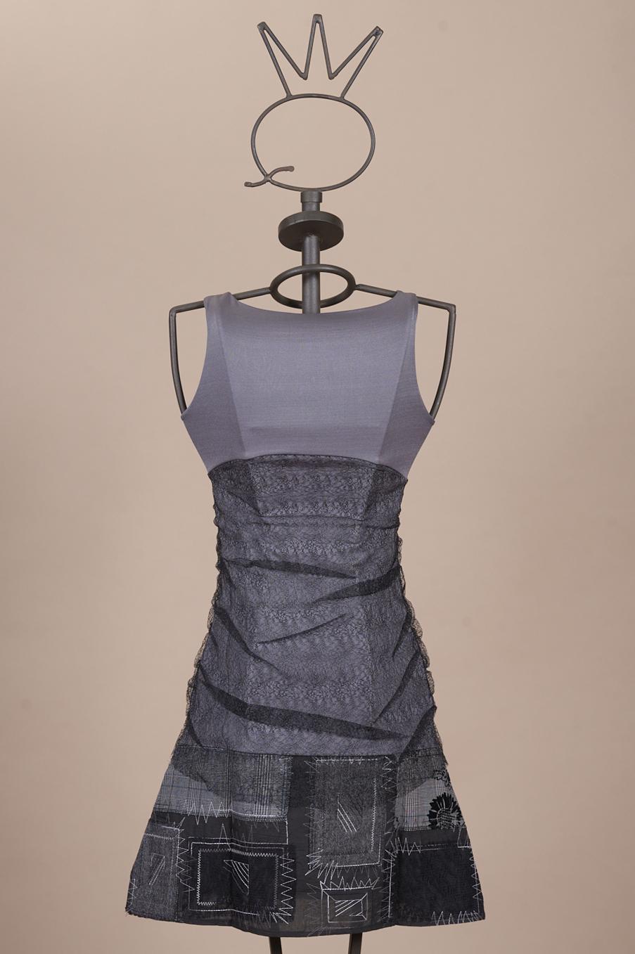 Save The Queen Vestito corto grigio 2025