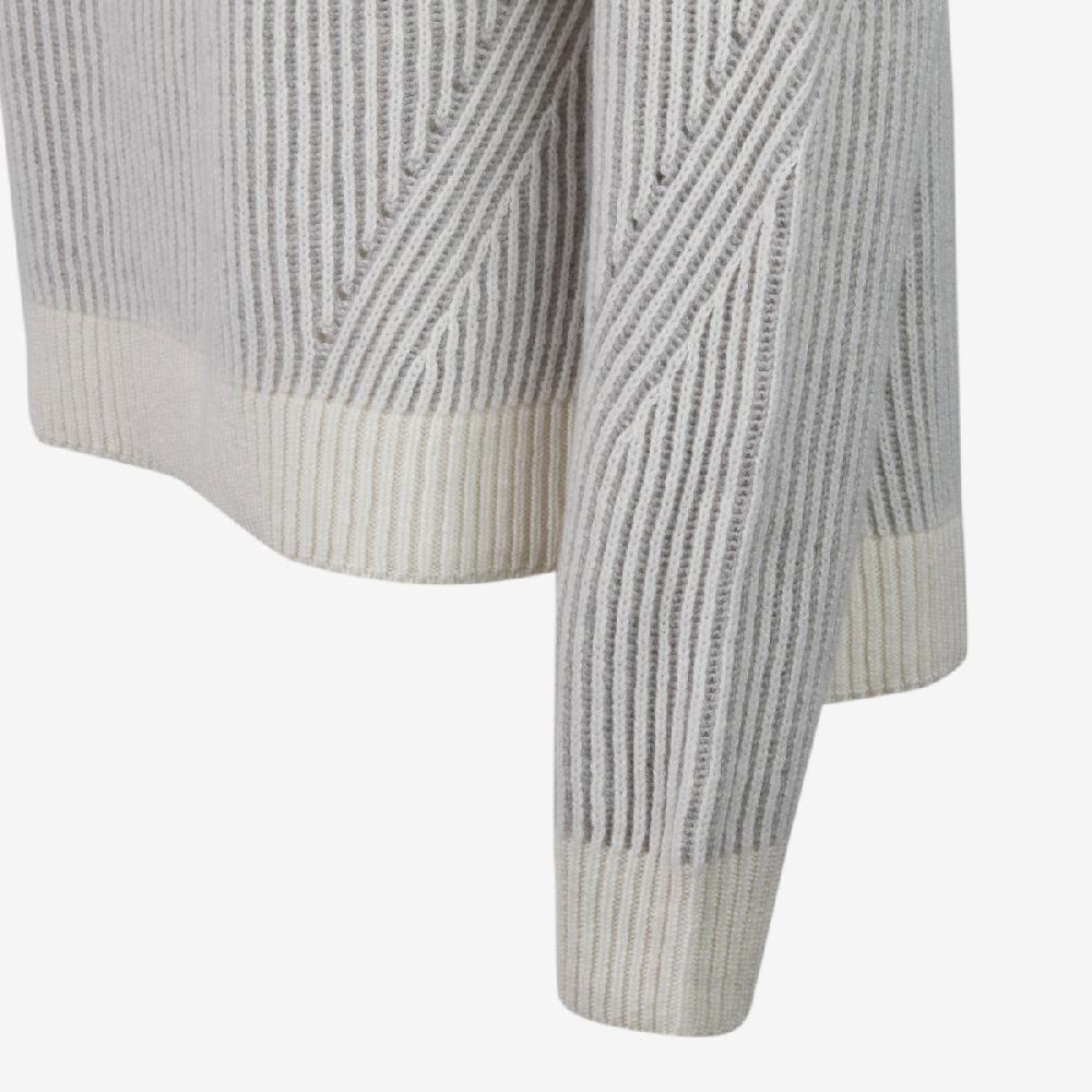Sease Arlo Dinghy: maglione girocollo - Grigio Perla In Linea
