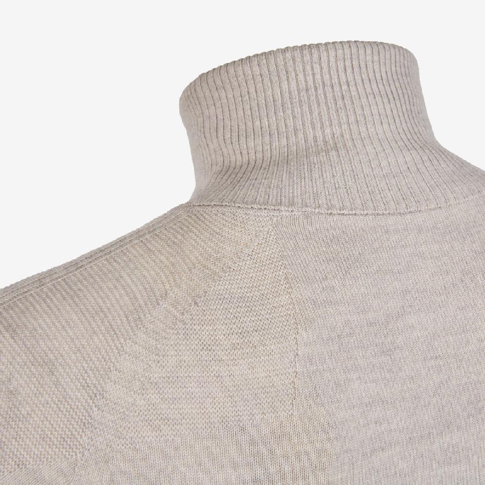 Sease Maglione a collo alto senza cuciture - Grigio Perla Sconto