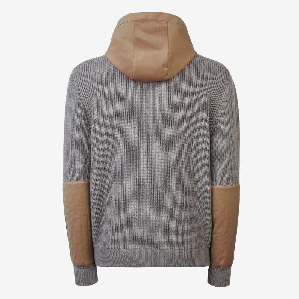 Sease Felpa con cappuccio Full Zip F7 - Marrone Wombat Saldi