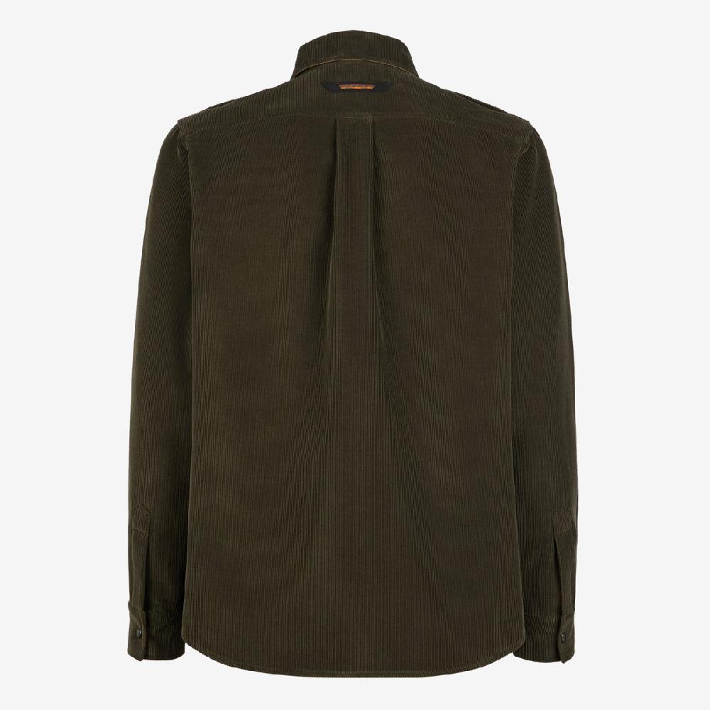 Sease Camicia Generale in stile militare - Bronzo Oliva Vendita Economica