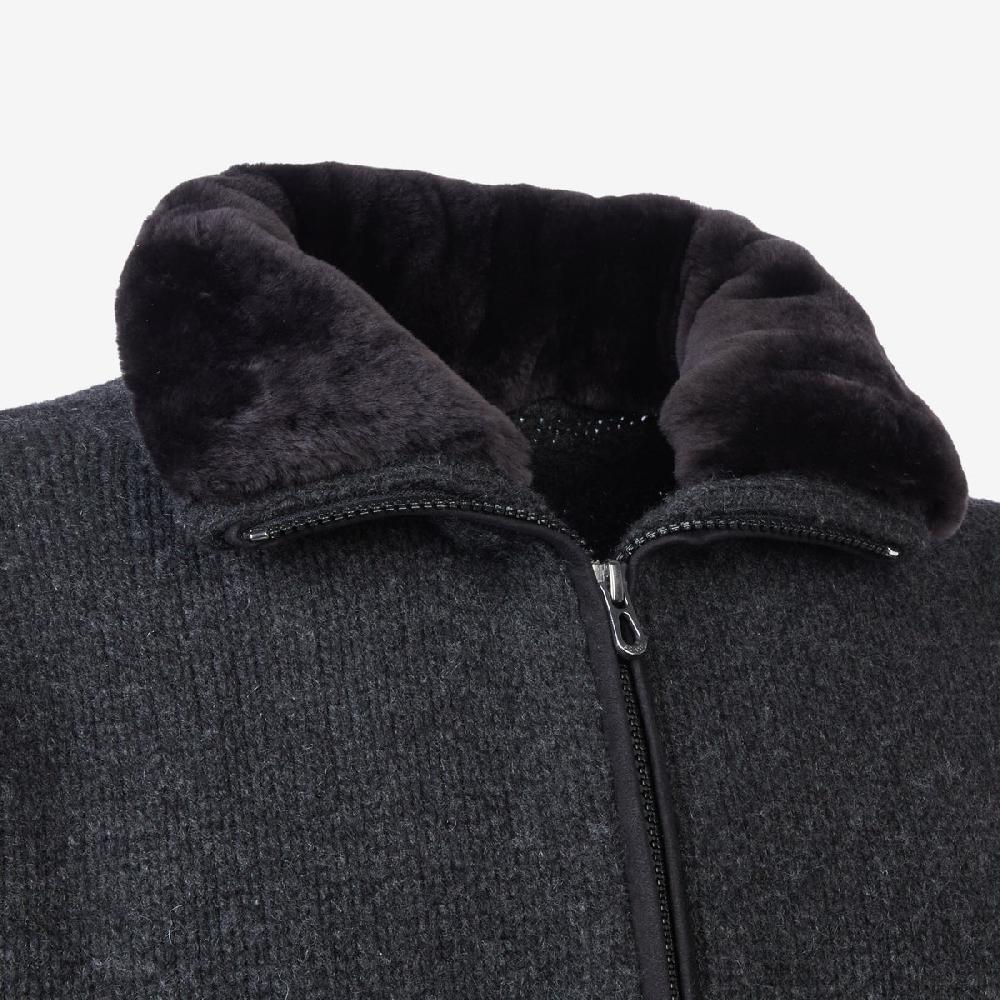Sease Bomber lavorato a maglia - Grigio grafite Vendite Flash