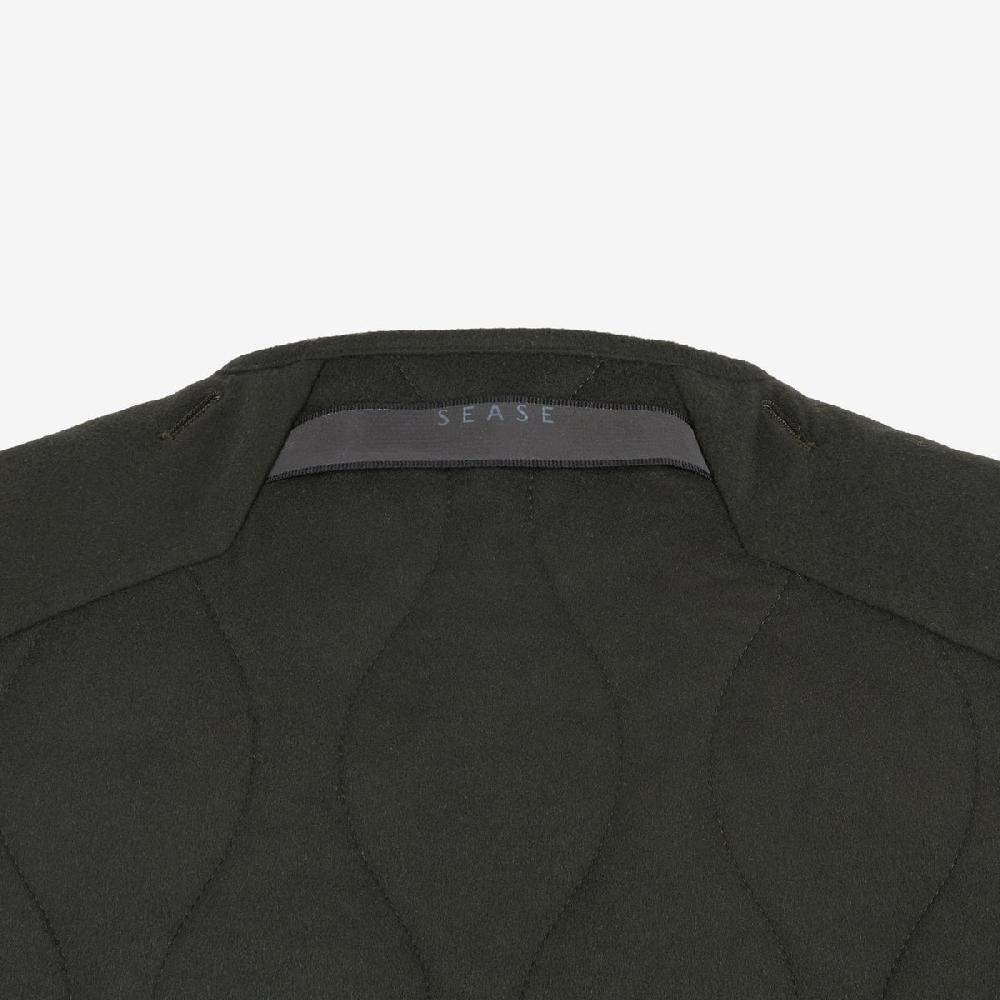 Sease Gilet trapuntato - Verde scuro Qualità