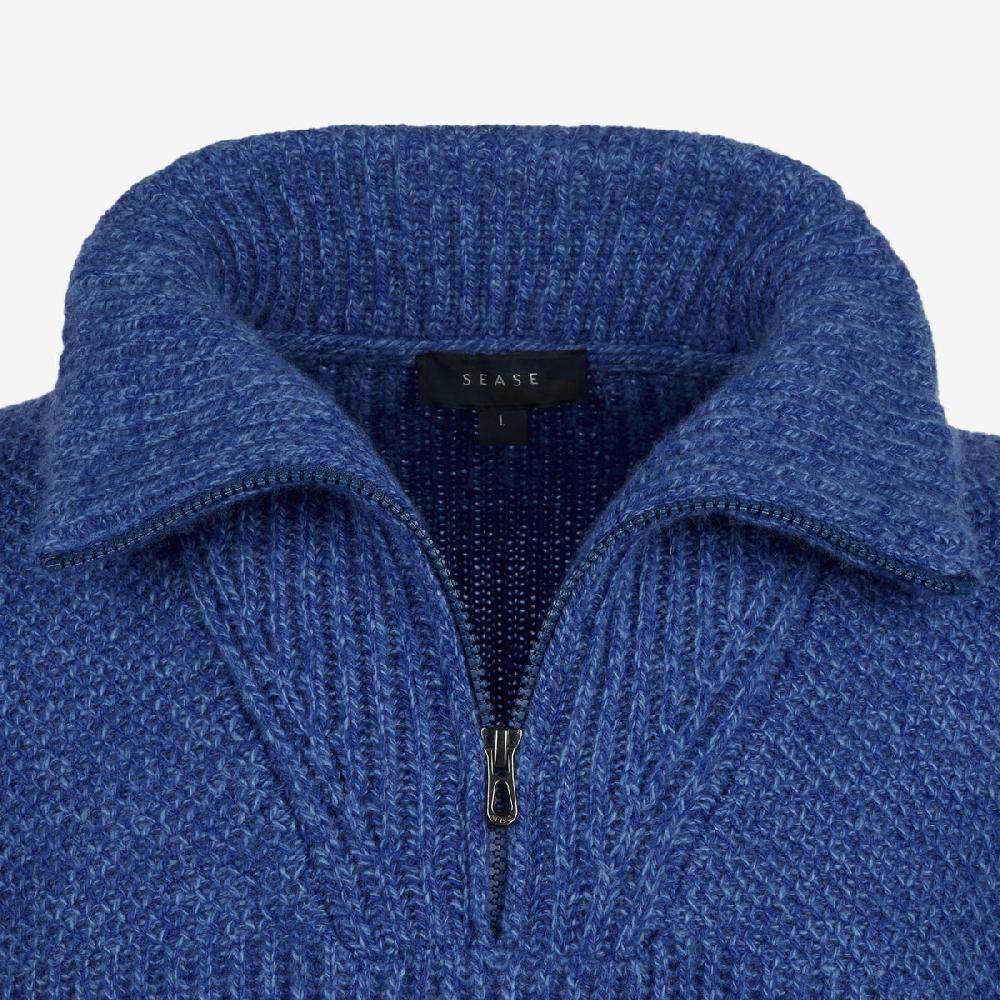 Sease Schooner: maglione in cashmere - Blu Brillante 2025