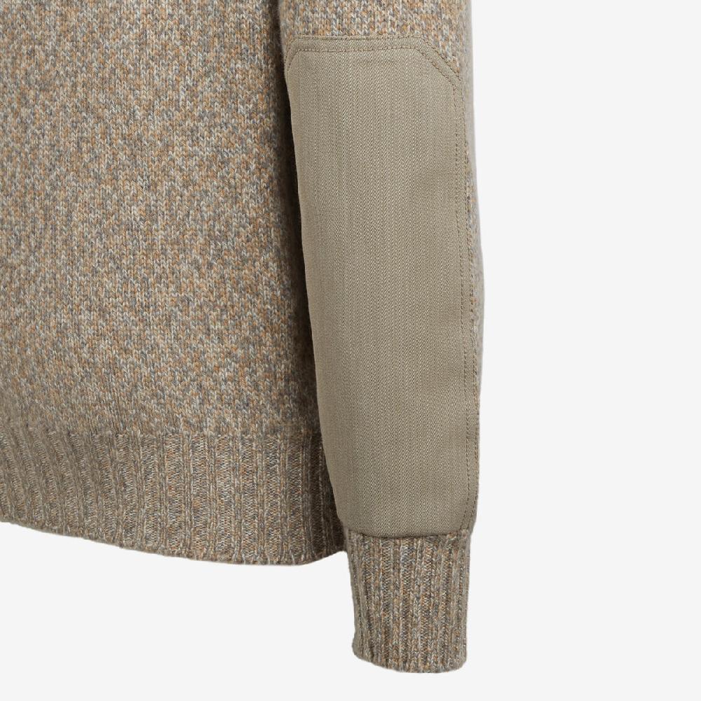 Sease Maglione in cashmere con scollo a V - Paglia 2025