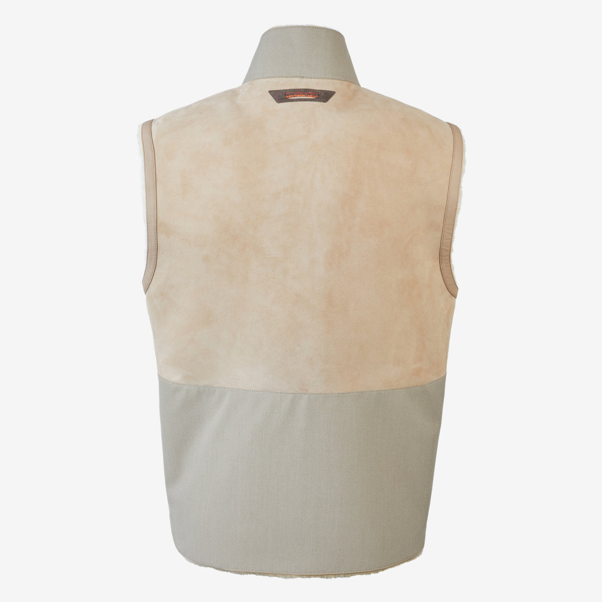 Sease Gilet in montone V-8 - Driftwood Vendita