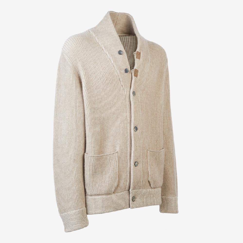 Sease Cardigan Ellen in cashmere - Oyster Spedizione Gratuita
