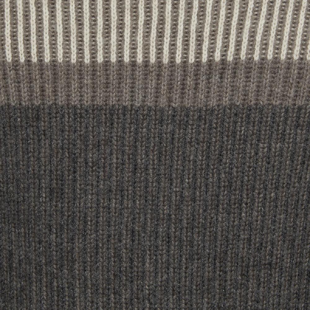 Sease Dinghy Mock: Maglione 100% cashmere - Grigio piombo Promozione Limitata