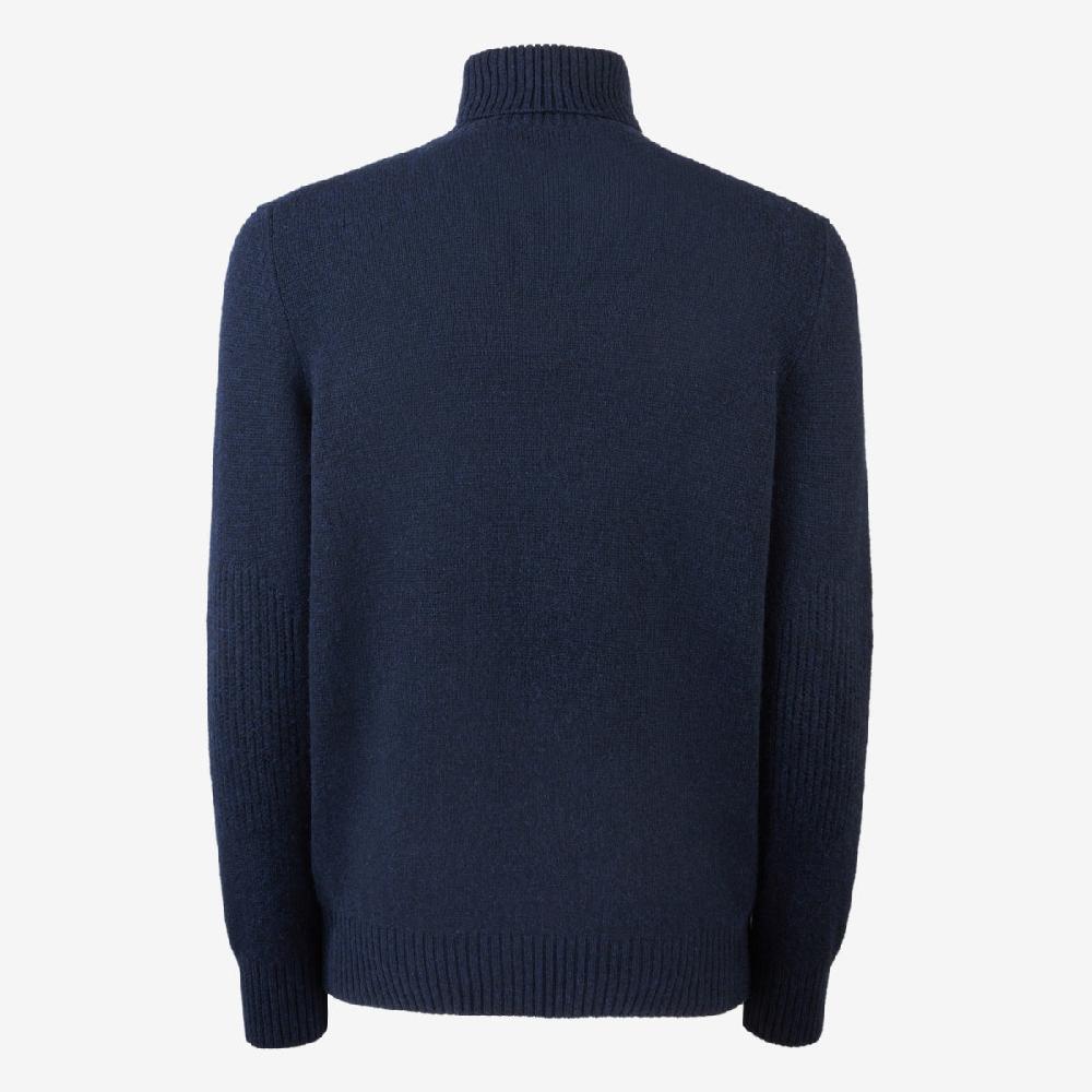Sease Maglione in cashmere a collo alto - Blu Navy Online