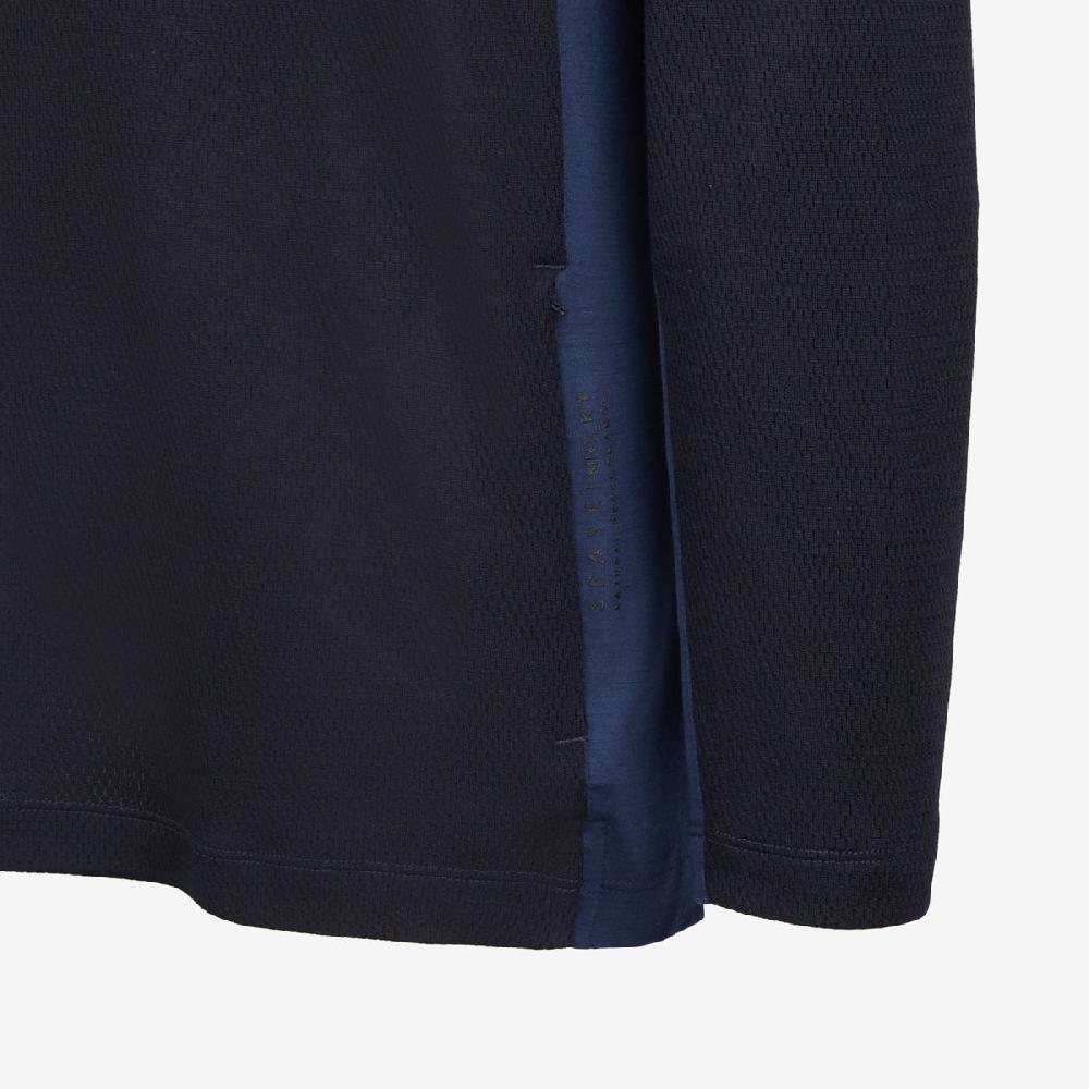 Sease Turtle Net: Maglietta maniche lunghe - Blu notte Saldi