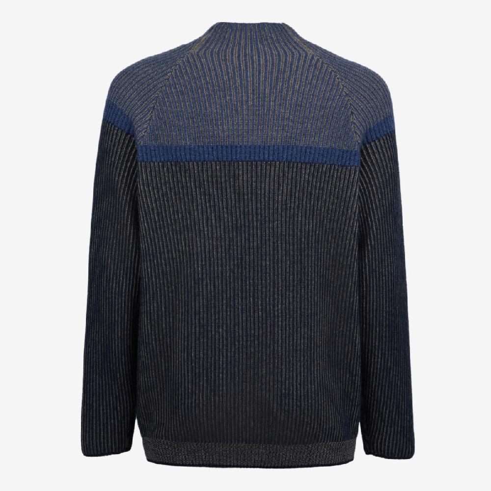 Sease Dinghy Mock: Maglione 100% cashmere - Blu Italia