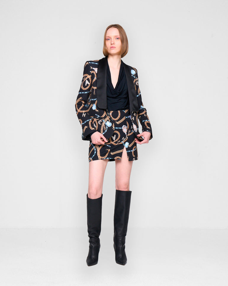 Silvian Heach Blazer monopetto a fantasia 2025