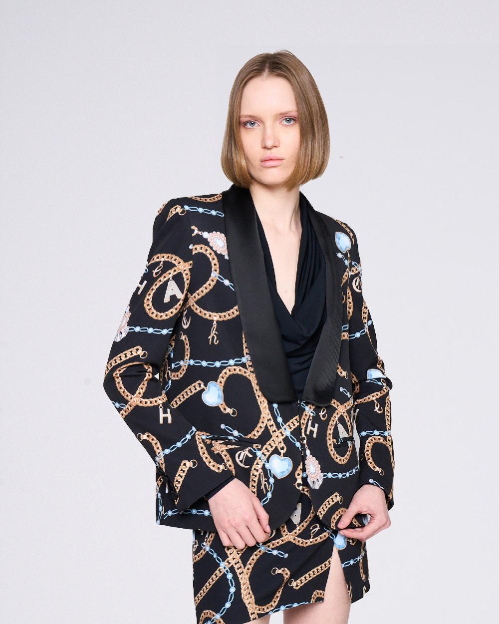 Silvian Heach Blazer monopetto a fantasia 2025