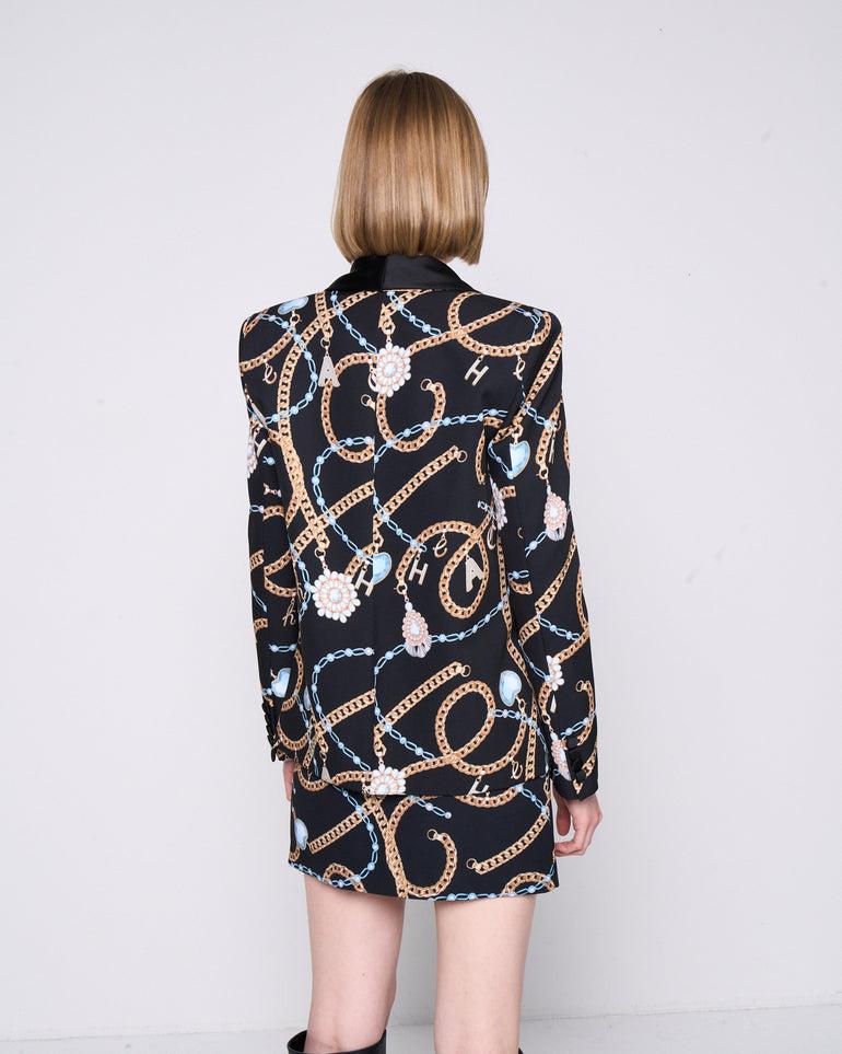 Silvian Heach Blazer monopetto a fantasia 2025