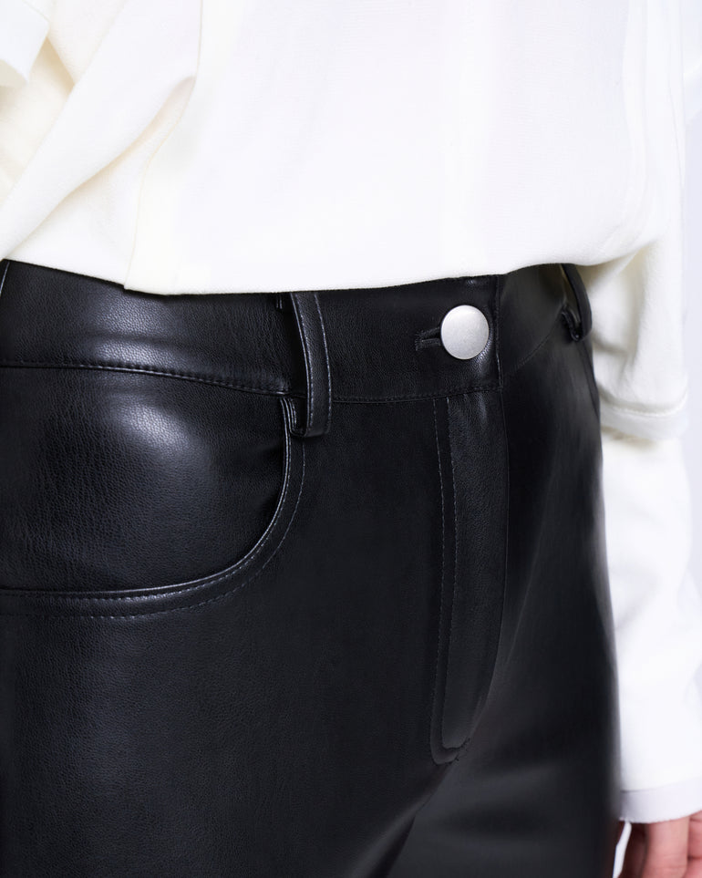 Silvian Heach Pantaloni in ecopelle Affare Del Giorno