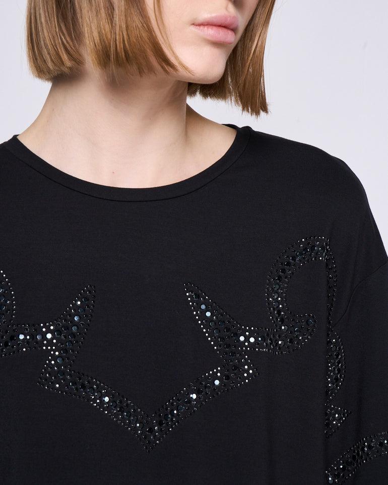 Silvian Heach T-shirt con strass Sottocosto