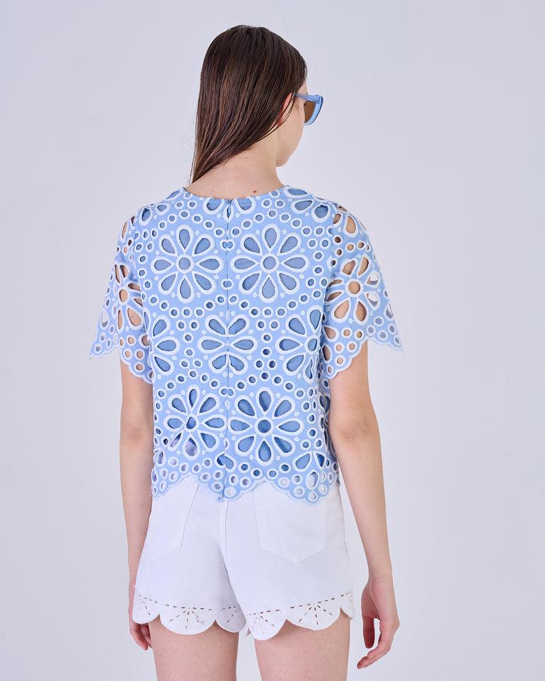 Silvian Heach Blusa traforata a fiori Offerte