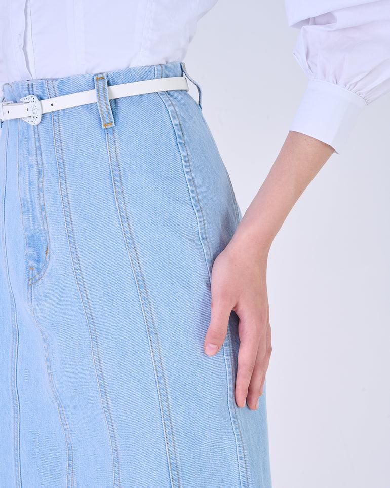 Silvian Heach Longuette in denim In Saldo