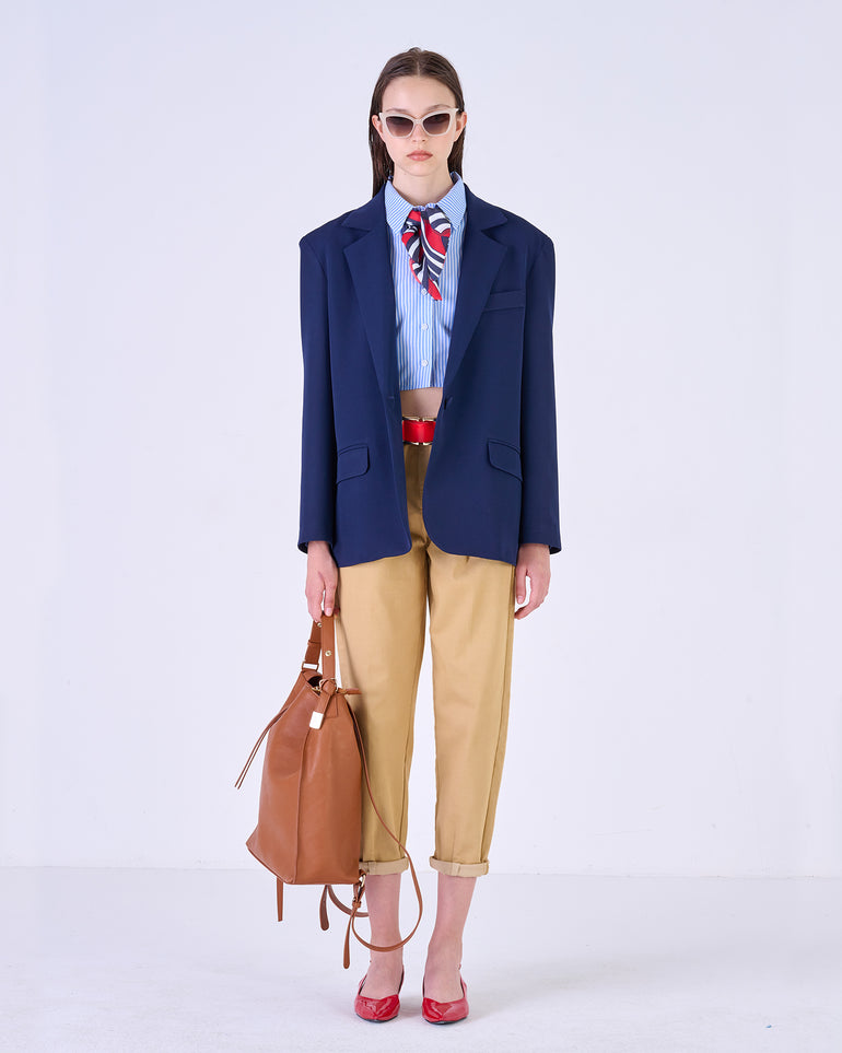 Silvian Heach Camicia smanicata a righe 2025