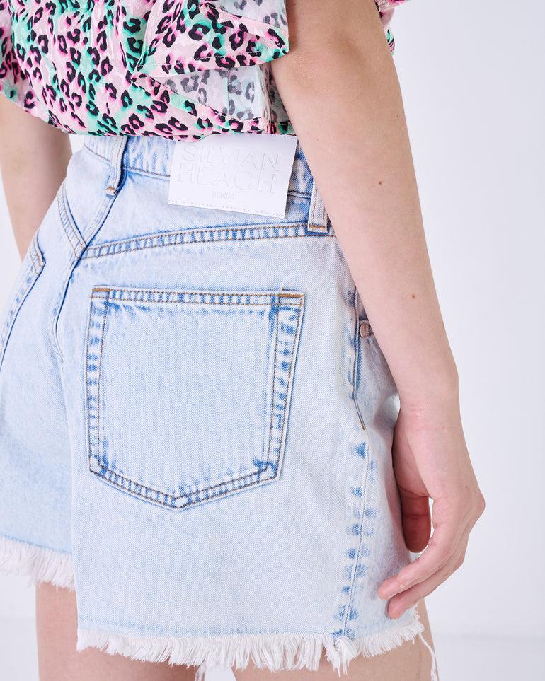 Silvian Heach Shorts in denim Italia