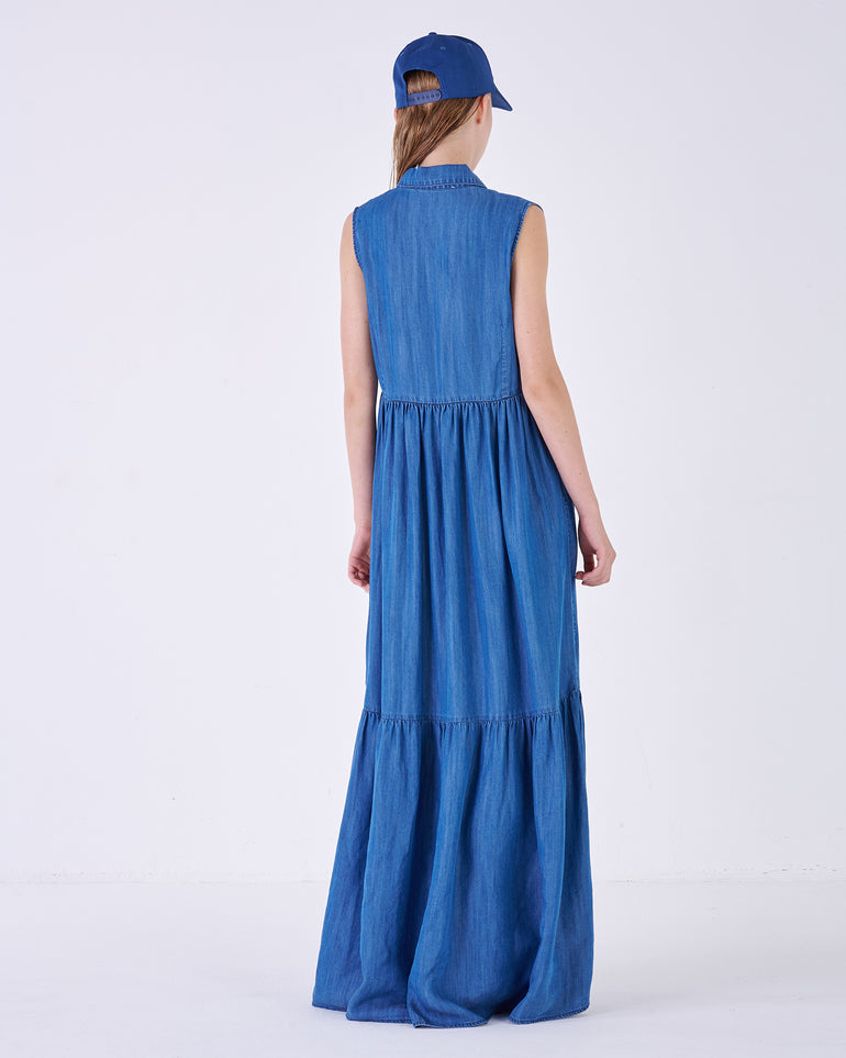 Silvian Heach Abito in denim Qualità