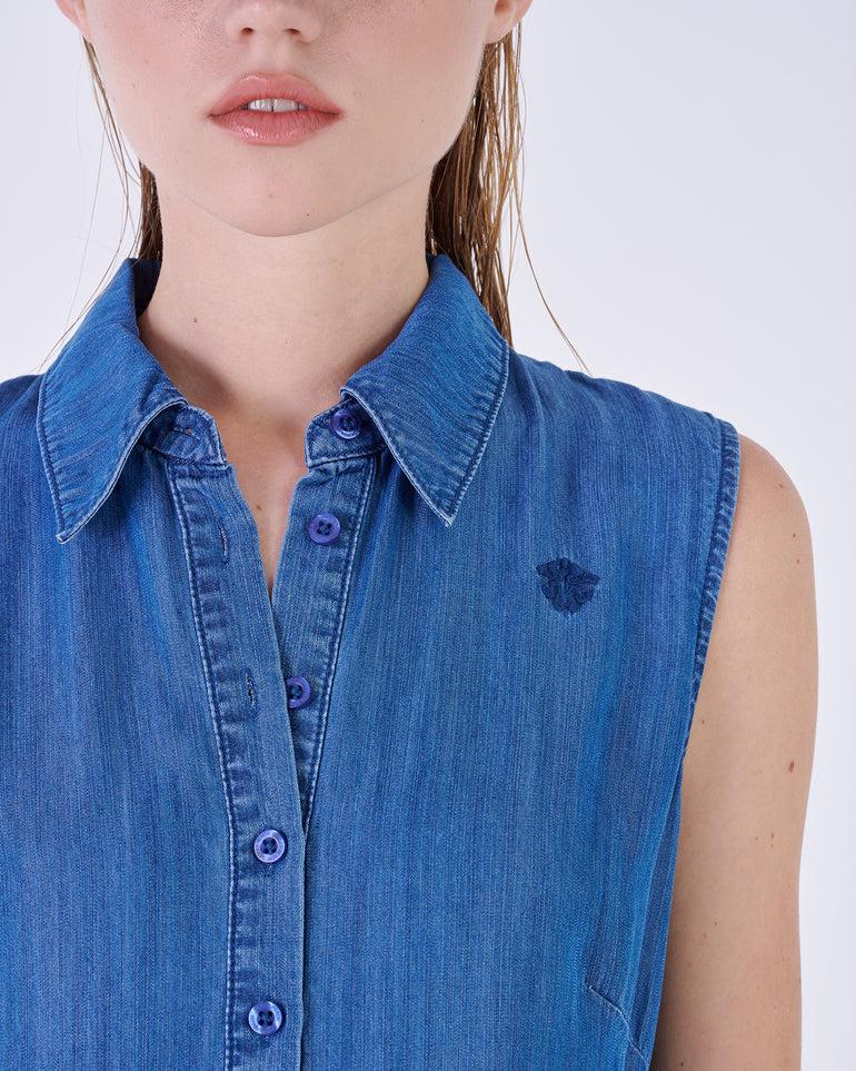 Silvian Heach Abito in denim Qualità