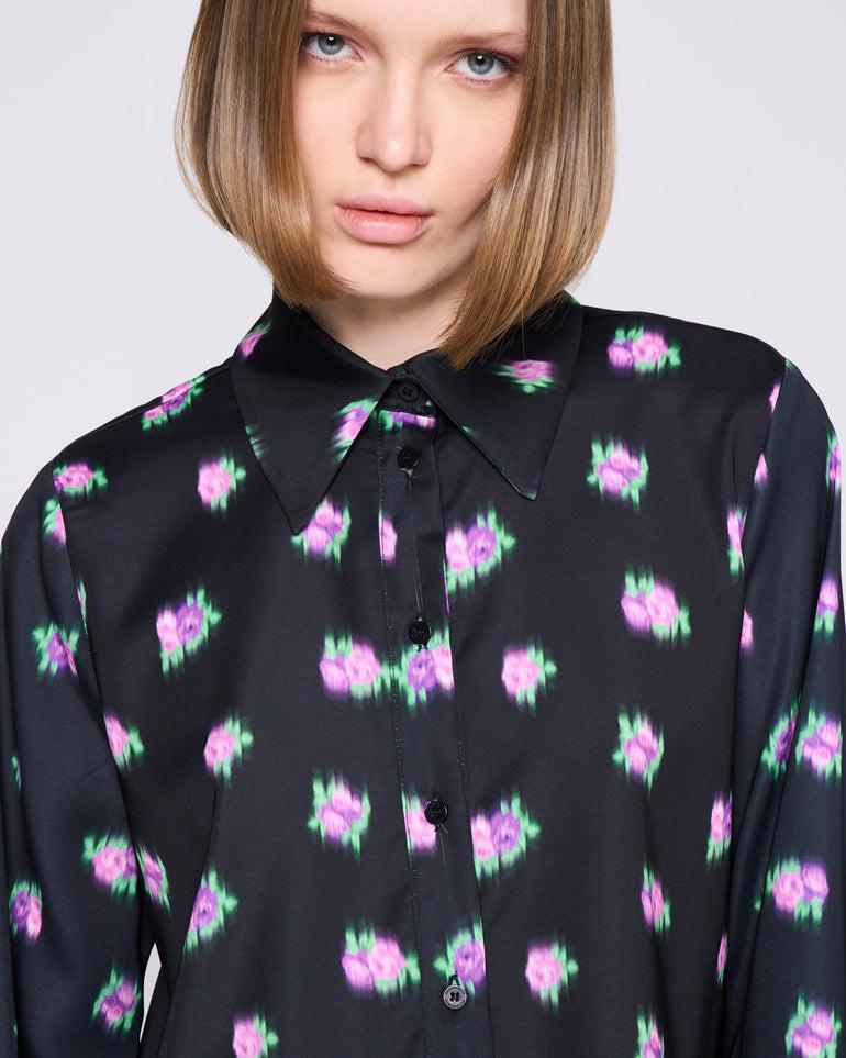 Silvian Heach Camicia crop a fantasia Consegna Veloce