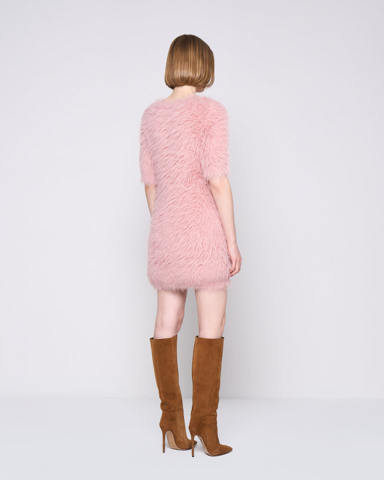 Silvian Heach Abito faux fur Convenienza