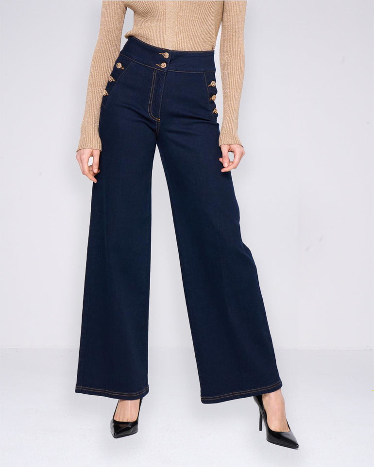 Silvian Heach Jeans con bottoni decorativi Negozio