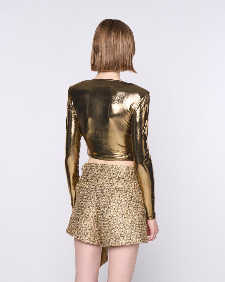 Silvian Heach Maglia crop con fiocco laterale Pezzi Unici