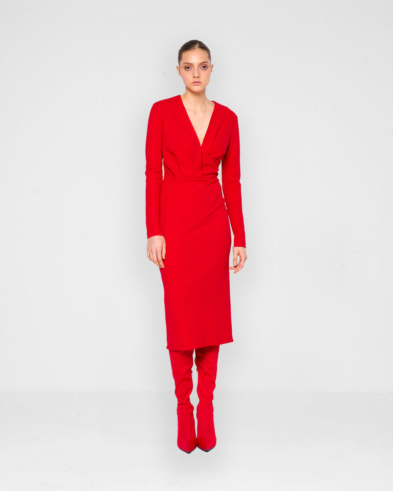 Silvian Heach Abito midi con scollo profondo Shopping Online