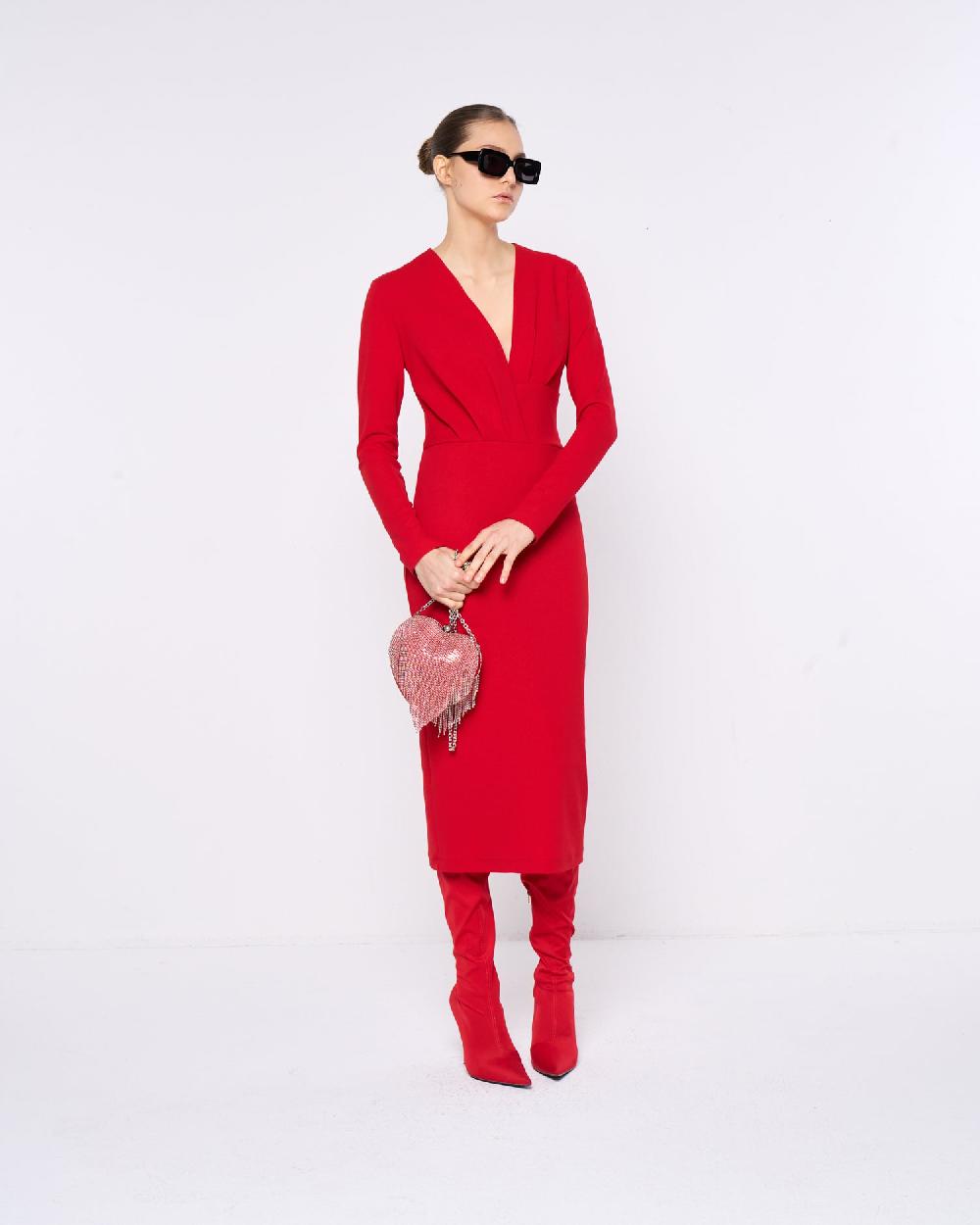 Silvian Heach Abito midi con scollo profondo Shopping Online