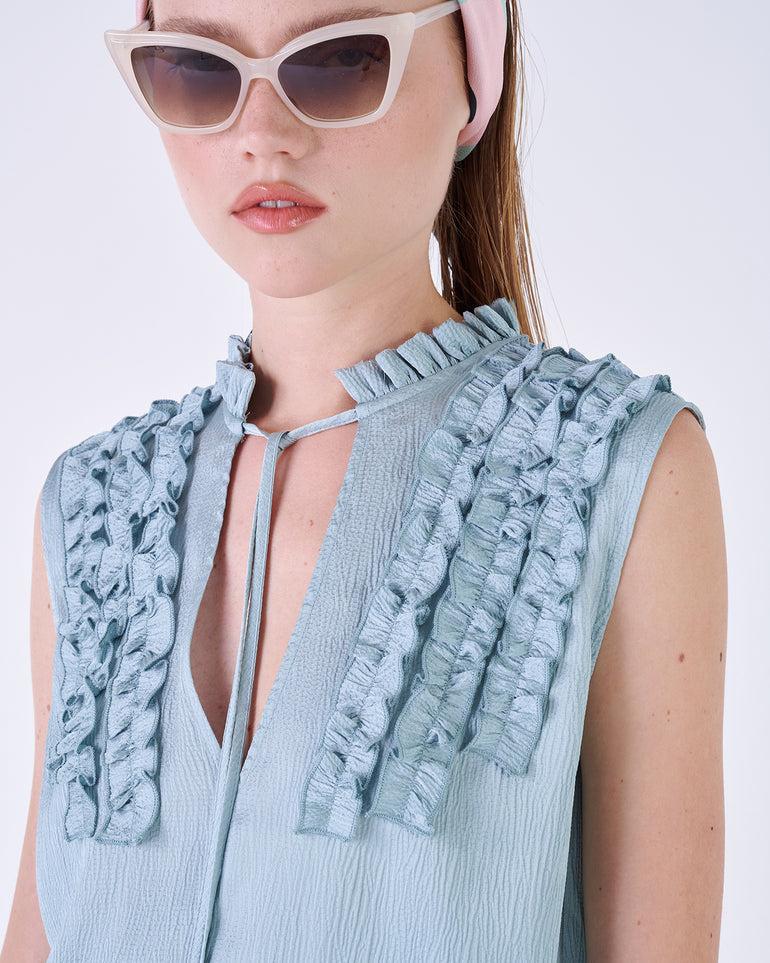 Silvian Heach Top con rouches Offerte esclusive