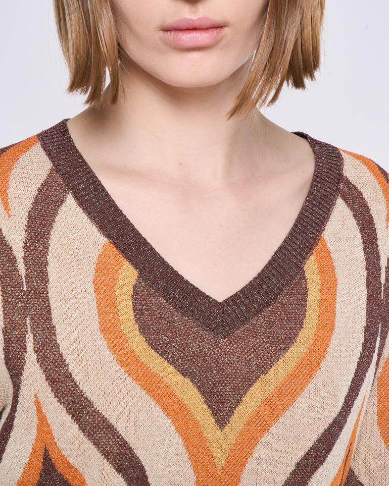 Silvian Heach Maglia a fantasia il lurex Fino al 55% di sconto