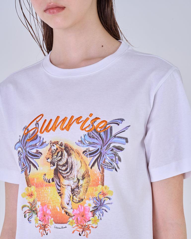 Silvian Heach T-shirt con stampa Presa