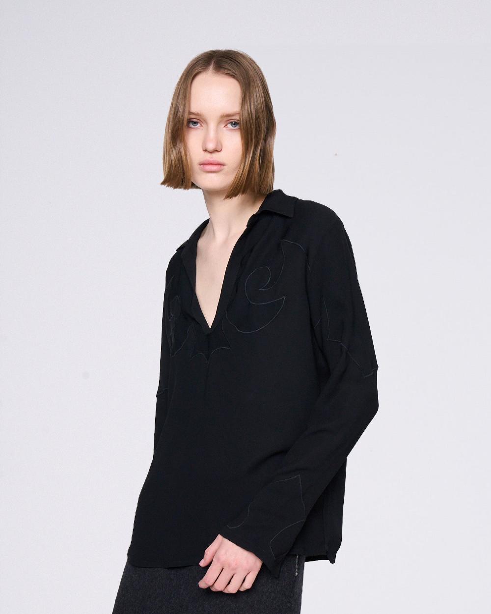 Silvian Heach Blusa con ricami Nuova