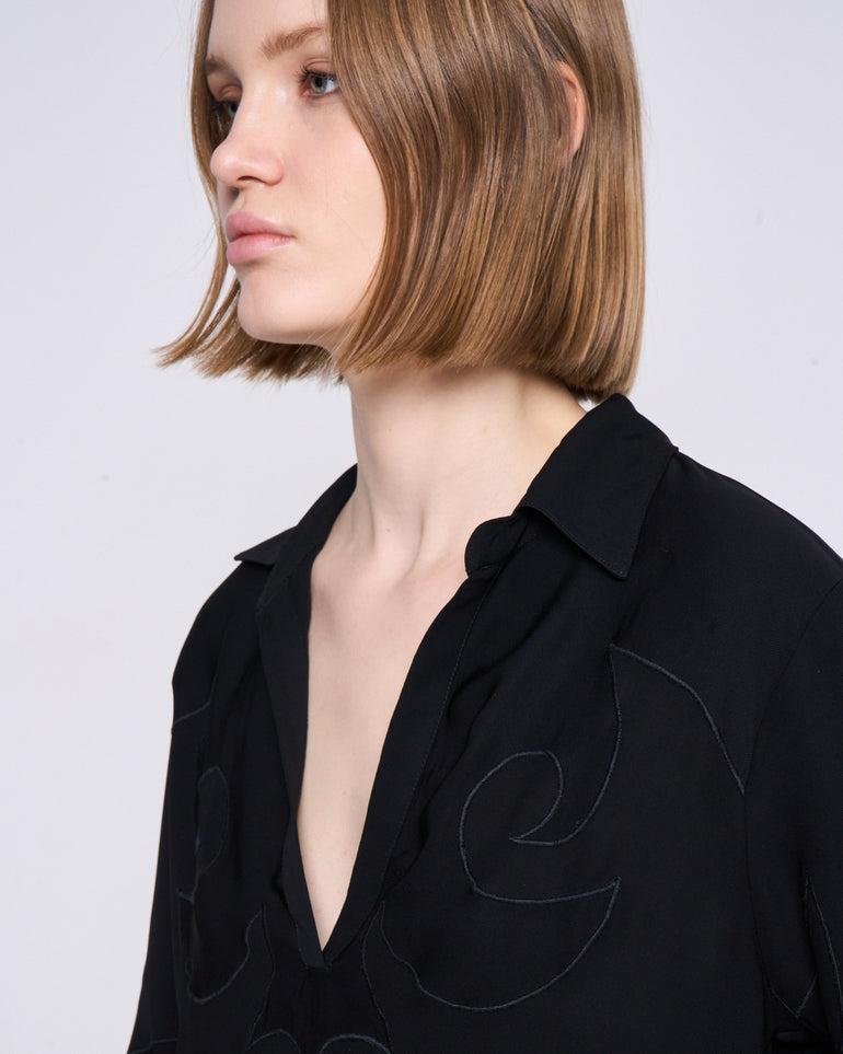Silvian Heach Blusa con ricami Nuova