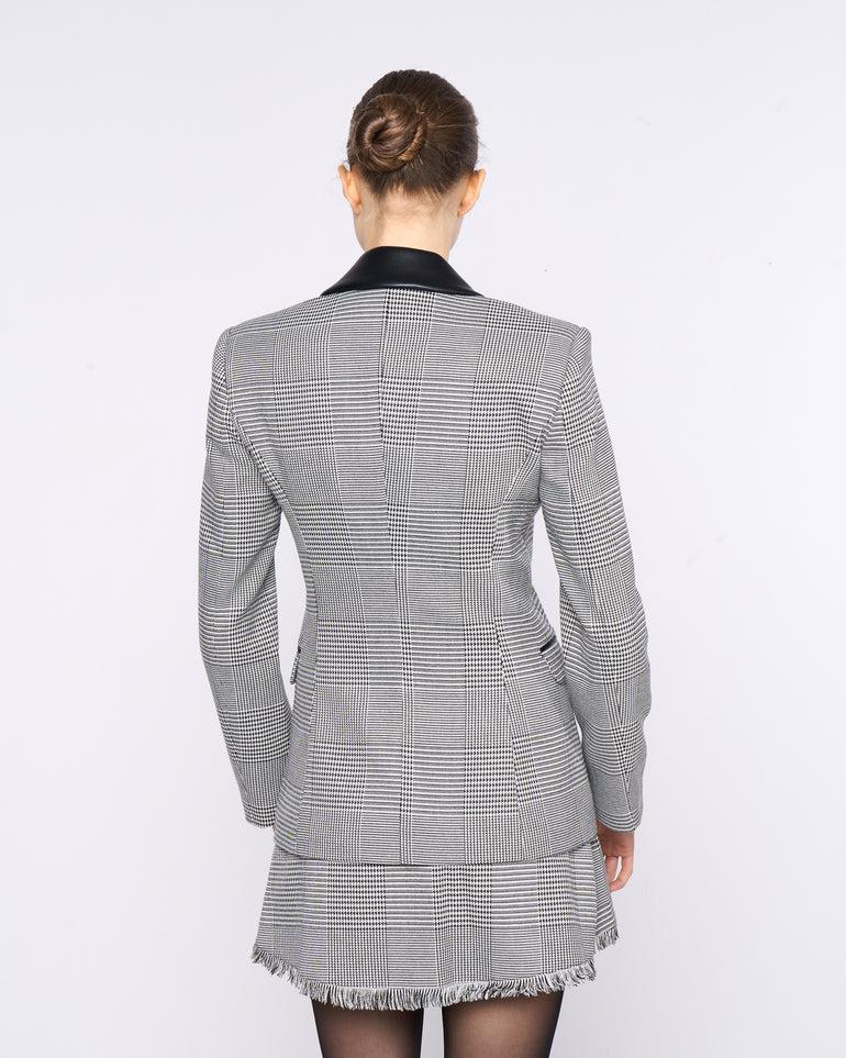 Silvian Heach Blazer avvitato a quadri In Linea