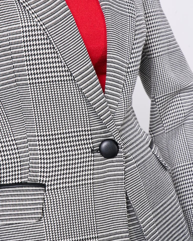 Silvian Heach Blazer avvitato a quadri In Linea