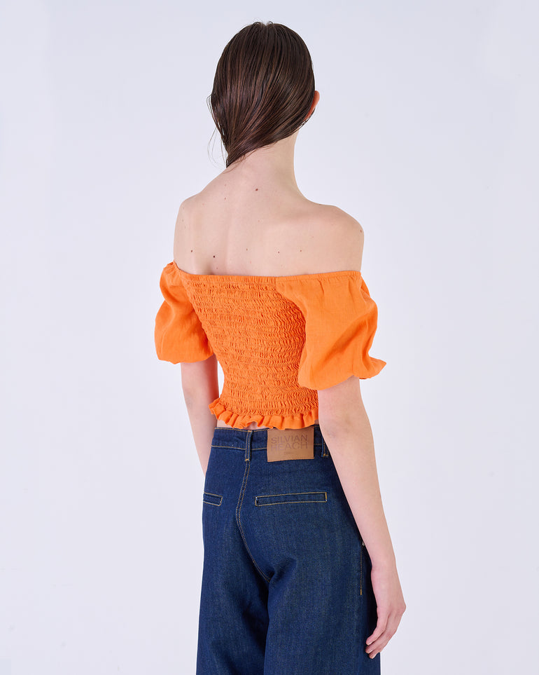 Silvian Heach Top con elastico arricciato Fino Al -60%