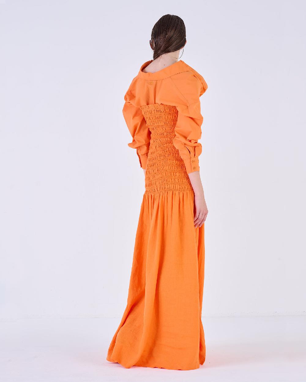 Silvian Heach Abito lungo arricciato Shopping Online