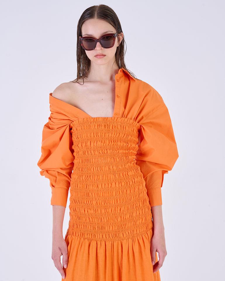 Silvian Heach Abito lungo arricciato Shopping Online