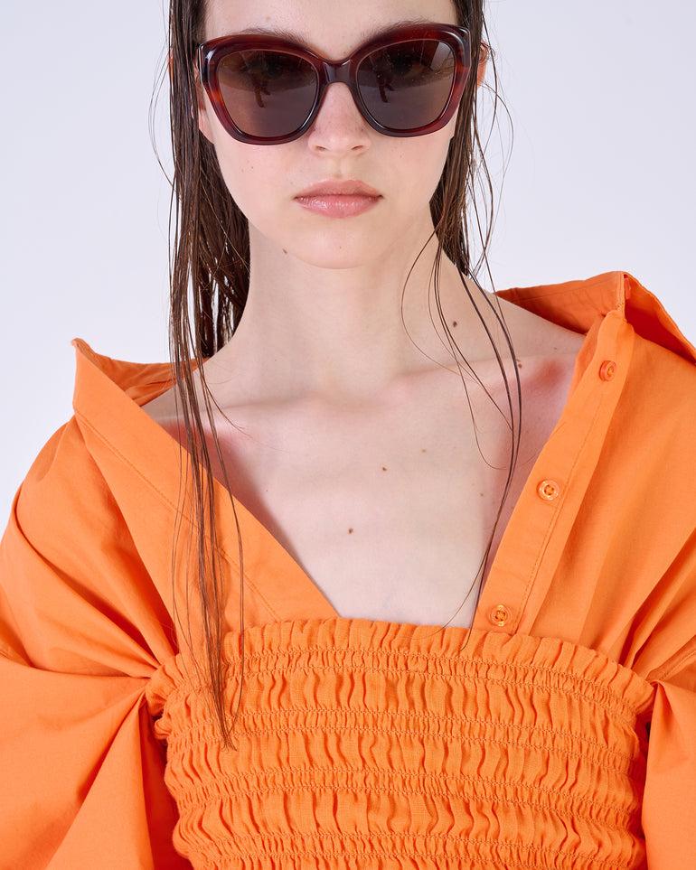 Silvian Heach Abito lungo arricciato Shopping Online