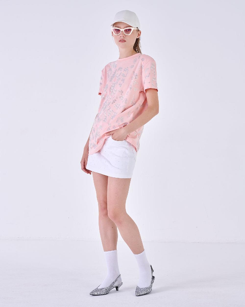 Silvian Heach T-Shirt con strass Italy