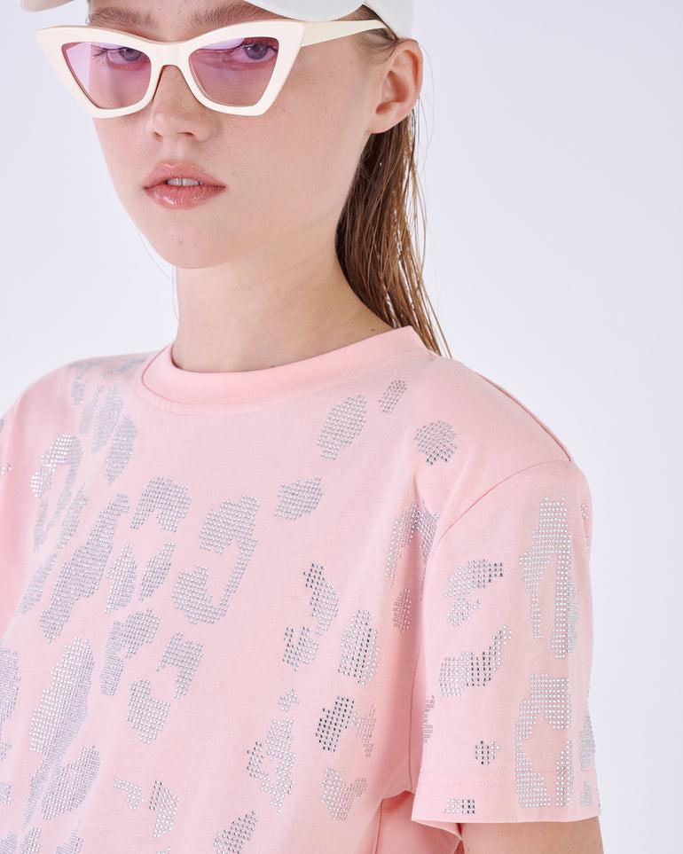 Silvian Heach T-Shirt con strass Italy