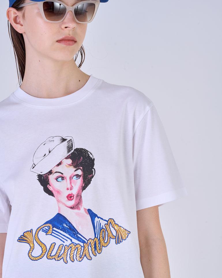 Silvian Heach T-shirt con stampa Sailor In Linea